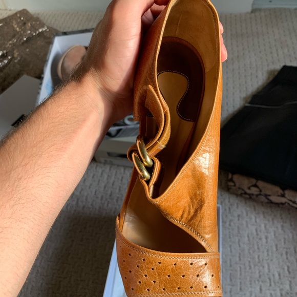 CHLOE wing calf 506 brown size 40 - Picture 5 of 7